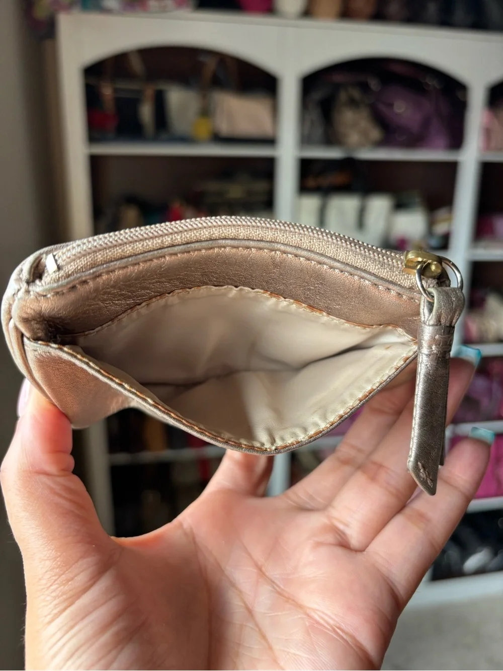 ✨👛🪙COACH Ashley Pleated Coin Purse 🪙👛✨